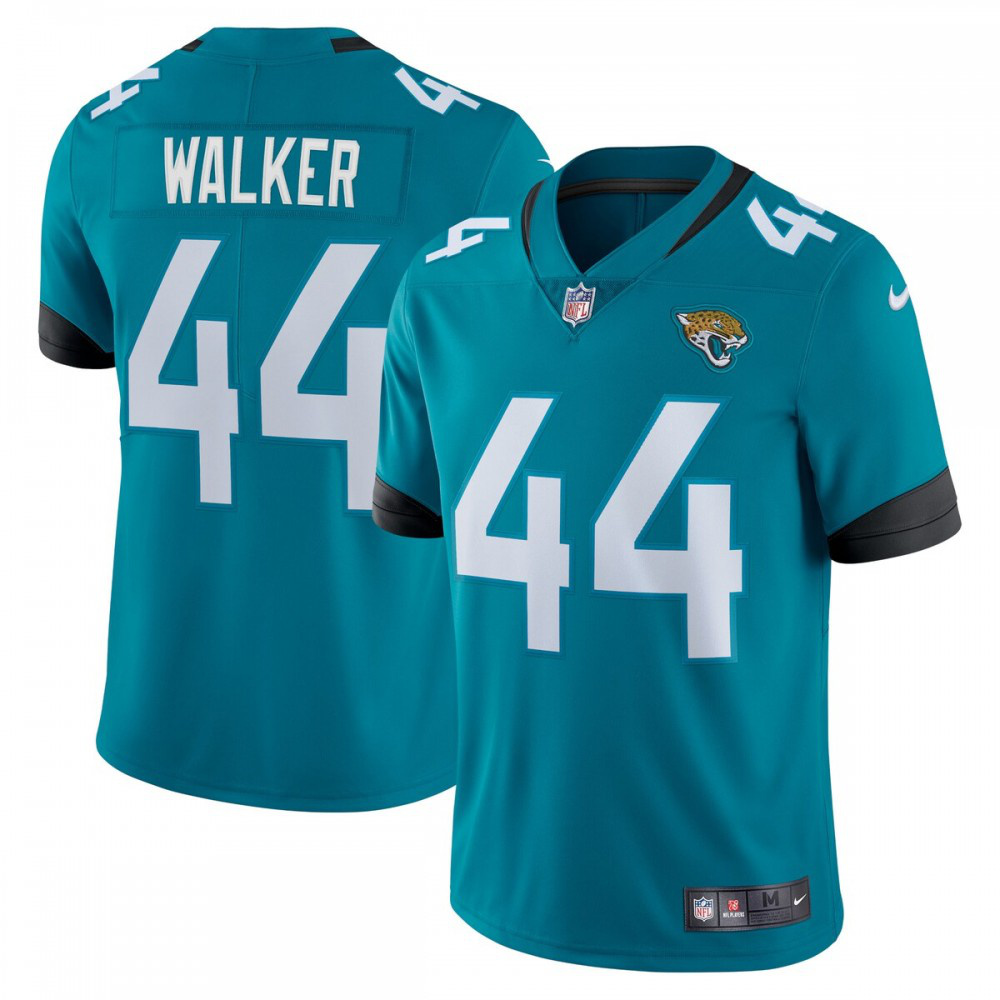 Travon Walker Jacksonville Jaguars Nike Team Logo Vapor Limited Jersey - Teal-GridironStore